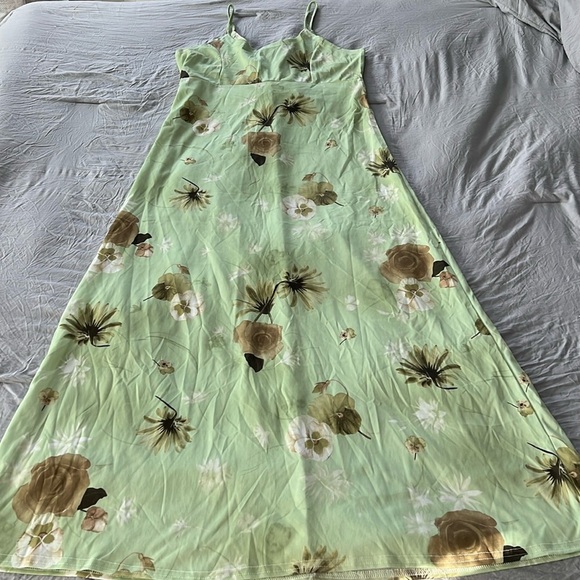 Vintage joule Made in USA Floral Print Tank Dress - Picture 1 of 3